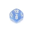 Chessex Borealis Sky Blue with white d12 Dice