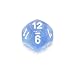 Chessex Borealis Sky Blue with white d12 Dice