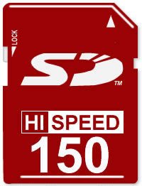 1.0GB SD (Secure Digital) Card Hi-Speed 150