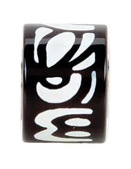 Kera White Inlaid Mosaic Mother of Pearl Bead