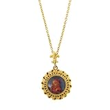 Blessed Flower of the Lily Locket Necklace