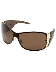 XOXO Ladies Wildcat Oversized Sunglasses,Leopard Frame Brown Lens,one size by XOXO