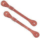WEAVER SPUR STRAPS HEEL WESTERN BOOT TOOLED HORSE TACK