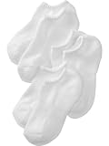 Old Navy Boys Bright White Short Sport-Sock 3-Packs