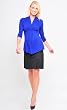 The Rayon Knit Shirred Knot Front V-Neck Top