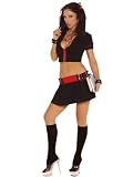 School girl gothic costume buckle skirthook n eye top qn