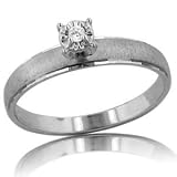 0.01 Cts. Diamond Engagement Ring