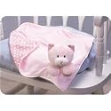 Gund Dottie Dots My Satin Pink Kitten Blankie