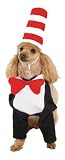 Cat in the Hat Dog Pet Halloween Costume size Medium 14-16