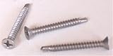 14 X 5 Self-Drilling Screws / Phillips / Flat Head / #3 Point / Steel / Zinc / 500 Pc. Carton