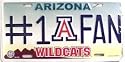 lp - 961 AZ University of Arizona Wildcats No.1 Fan College License Plate - 460110M