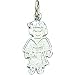 Sterling Silver Girl Martial Arts Charm