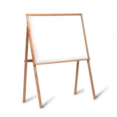 See Solid Oak Presentation Easel Surface: Remarkaboard