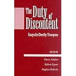 The Duty of Discontent: Essays for Dorothy Thompson book cover