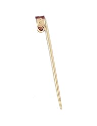 14K Yellow Gold 3-D Toothpick Pendant