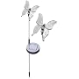 Solar Garden Stake Accents Garden Or Pathway With A Whimsical Butterfly Motif
