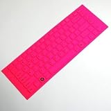 Cosmos Hot Pink Keyboard cover skin compataible with Sony VAIO EA-series VGP-KBV4/P + Cosmos cable tie