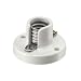Leviton 10028 Candelabra Base, One-Piece, Keyless, Incandescent, Urea Lampholder, White