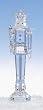 11.75" Icy Crystal Nutcracker Holding Scepter Christmas Figure Decoration