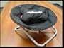 20" Black Canvas Dog/Cat Chair & Pillow by Bucchi