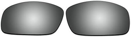 Polarized Replacement Sunglasses Lenses for Spy Optics Cooper XL - Silver Mirror