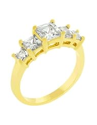 5 Stone Anniversary Ring in Gold