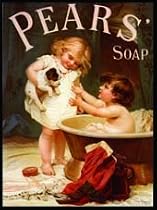 Pears Soap - Puppy Bath Time - Large Metal Wall Sign