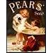 Pears Soap - Puppy Bath Time - Large Metal Wall Sign