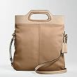 Coach Leather Crossbody Messenger Bag 13388 Camel Sand