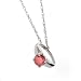 10K WG July Birthstone Small Ring Charm-Ruby