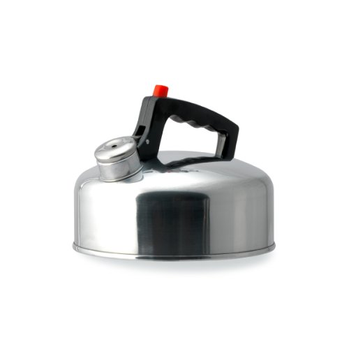 "Kamstein 2-Quart Aluminum Whistle Tea Kettle, Polished" "Kamstein 2-Quart Aluminum Whistle Tea Kettle, Polished"