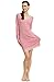 Suntasty Women's Cotton Sleepwear Lace Nightshirt Knit Lounger Cute Nighty Nightgown