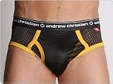 Andrew Christian Sports Mesh Brief Black
