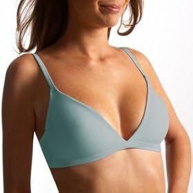 Redoute creation non-padded triangle bra without underwiring