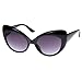 zeroUV - Oversized Vintage Inspired Super & Bold Retro Designer Cat Eye Sunglasses
