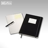 Leuchtturm Medium Notebook, Squared, 5.75 x 8.25 inches (LBL12)