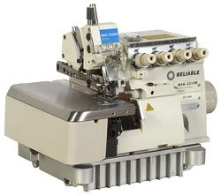 Reliable MSK-3314N-CF7-40H 34-Thread Mock-Stitch High-Speed Serging Machine with Semi-Submerged Table and Sewquiet Servomotor