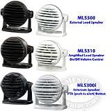 Standard Horizon MLS Series VHF Extension Speakers MLS300IB Black Intercom