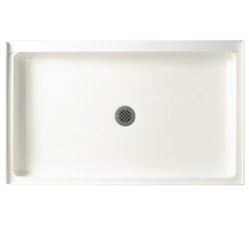 Swanstone R-3454-010 34-Inch by 54-Inch by 5-1/2-Inch Single Threshold Shower Floor, White Finish