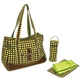 Kalencom Heavenly Dots Weekender Diaper Bag - Green