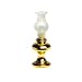 Dollhouse Miniature Brass Hurricane Oil Lamp