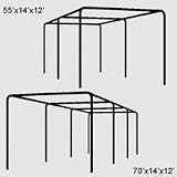 Cimarron 55 x 14 x 12 Complete 2 Stand-Alone Frame (for use with Baseball / Softball Batting Cage)