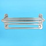 Franklin Brass Chrome Hotel Style Towel Rack, 18 Bathroom Shelf