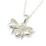 Sterling Silver Bumble Bee Pendant on 18 Chain