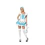 Sexy Adult Womens Halloween Costumes Alice In Wonderland Story Book Theme Costume Party Outfit Dress Leg Avenue