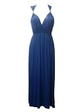NEW SPRING MAXI DRESS SUMMER WEAR ROYAL BLUE SIZE 10