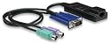 PS/2 Dongle für Cat5 KVM Switch, Verbindet einen Computer mit einem Cat5 KVM Switch Verbindet einen Computer mit einem Cat5 KVM Switch