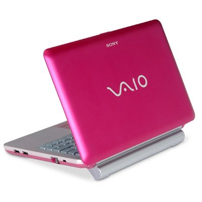 Sony VAIO VPC-W211AX/P 10-Inch Pink Netbook - Up to 8 Hours of Battery Life