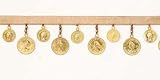 Coin Trim - Gold - 1 3/4in 1 Yard