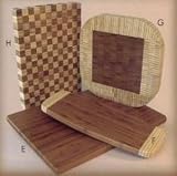 12 x 16 x 1 Long-Grain Dark Colored Bamboo Cutting Board by SimplyWood